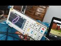 Sonic pulse (Roblox) theme on an oscilloscope