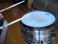 Nueva tarola y como hacer el Redoble de Tambor (Drum Roll)