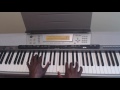 My hands are lifted up (Piano Tutorial) A flat - Jovonta Patton