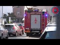 Polizia Locale + Ambulanza + AutoMedica + Vigili del Fuoco in emergenza a Legnano.