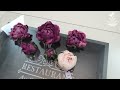 Edible peonies for your cake. Without any butter.