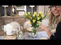 SPRING TABLE DECORATION IDEAS | SPRING TABLESCAPE 2024