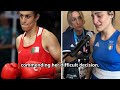 Imane Khelif wins first Olympic fight when opponent Angela Carini quits!