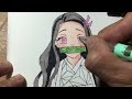 Drawing Nezuko Kamado {Kimetsu no Yaiba} | Step by step