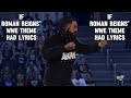 Roman Reigns WWE Theme Song Parody/Remix (FULL SONG)