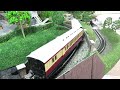 OO Gauge Shed Model Railway / Railroad Layout - Countryside Tunnel Mouth, Raised Area & Steam Trains