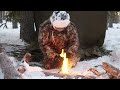 -30 Survive by all means | solo Bushcraft in hellish frost