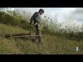 STRONG AUTUMN WINDS TRIED TO WIPE OUT MY SHELTER. BUSHCRAFT.  AN ASIAN IN EUROPEAN JUNGLES. VIDEO 11