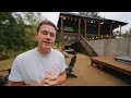 Shipping Container Tiny House w/ Built In Waterfall!