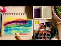 Wet On Wet Watercolor Fun—QoR vs Rosa Gallery