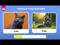 Would You Rather...? Animals Edition 🐶 | Quiz TV