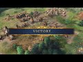 Aoe4: unranked to conq with random civ and 50 apm! Game 1