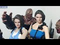 Showcase Custom Resident Evil 3 Remake - Nemesis & Jill Valentine MTTOYS