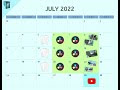 Updated July Schedule (Decided to take a break, chill run this Friday still)