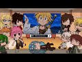 Anime characters react to each other || Meliodas || 2/10 || 🇫🇷/🇺🇸|| Please read description