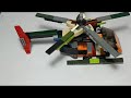 How to make a Lego military helicopter