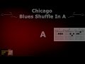 Chicago Shuffle In A - 12 Bar Blues Backing Track In A