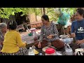 Cambodian traditional mix of vegetable porridge soup