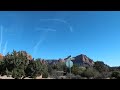 Driving through Arizona Sedona rocks