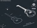 AutoCAD 2014 3D Tutorial Guitar (Basic)