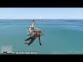 GTA 5 Falling off Tallest Buildings (GTA V Gameplay Compilation)