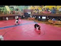 Sarah vs nurwafiq (ganda putri SMK otomindo) juara II pencak silat , Jakarta competition