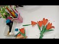 Handmade Paper Flower #ayaancraftsandartsideas #craft#art#papercrafts#long#paperflower#viral #paper
