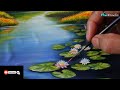 BEAUTIFUL NATURE PAINTING/ TIME LAPSE /Waterlilies