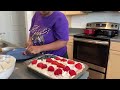 EASY AND SIMPLE FRUIT CAKE🍓🍰 | PATRIOTIC THEME CAKE FOR 4TH OF JULY 🇺🇸| HOUSE OF JASMINE