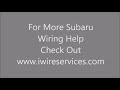 iWire Subaru Wiring Harness Installation Video Part 1