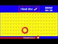 Can you Find the Odd 💋 Emojis in 15 seconds? 【Easy, Medium, Hard Levels】30 Rounds #01