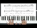 Đệm hát Thánh Ca Piano - Câu lót chuyển hợp âm bậc V sang bậc I