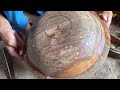 How Young Woodworking Master Make Brass Inlay Wooden Hotpot with Amazing Skill | Woodworking Project