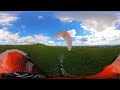 Paragliding 70: Strong wind toplanding on the Wasserkuppe (Flight 3/5) with a low-ish safe