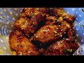 Sweet & Spicy Korean Style Fried Chicken Wings!!