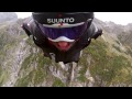 First ever wingsuit BASE flight of the Gross Spannort!