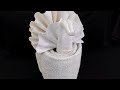 Towel art - How to make a Peacock using towels | Towel folding origami
