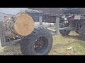 ATV LOGGING FIREWOOD...Bigfoot, chainsaw and firewood