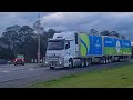 Australia Trucking: Bdoubles in Melbourne Victoria Australia