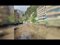 In China now! Sudden mudslide buries highways and buildings in Sichuan