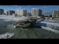 Drone video of Hurricane Nicole Aftermath