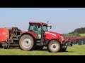 Lohnunternehmen Hacken beim Pressen in Ostbelgien. #puresound #mccormick #kuhn #ballen #farming