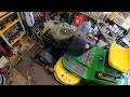 REVIVING A $100 JOHN DEERE MOWER (BLOWN ENGINE REPLACEMENT)