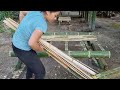 Make your own bed out of bamboo to sleep on, complete it and place it in the bamboo house