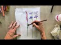 Stabilo Woodys on Foam Stamps for a Watercolor Effect–Tutorial Tidbits
