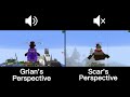 Grian's Perspective VS Scar's Perspective // Grian's AFK Prank