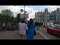 Summer Bliss in Amsterdam: 4K Sunday Walking Tour