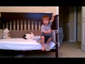 Cael jumping on the bed