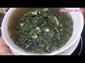 Cách nấu canh rau lang nấu tỏi thơm ngon, rau xanh/sweet potato vegetable soup cooked with garlic