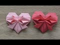 Cute Paper HEART WITH BOW | Easy Origami Tutorial DIY